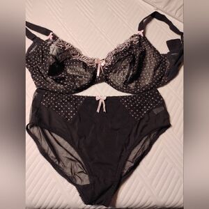 Elomi 8170, Women's Betty Underwire Plunge Bra & Underwear Set